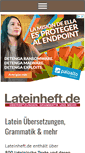 Mobile Screenshot of lateinheft.de
