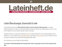 Tablet Screenshot of lateinheft.de